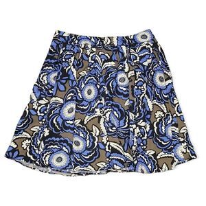 Express floral pleated skirt
